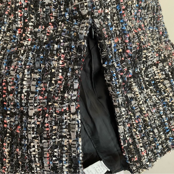 SHEIN Multi Color Tweed Cropped Tank Blouse Size Small - Picture 9 of 11